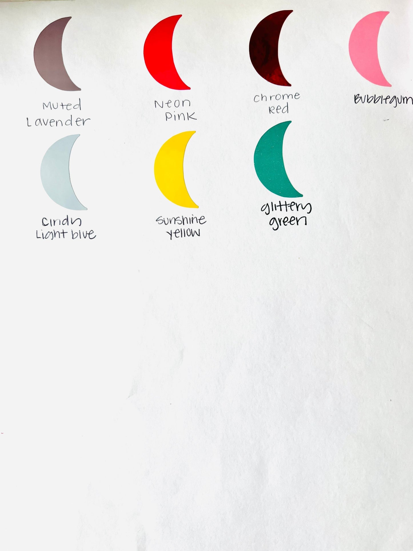 Moon Stamp -vinyl tab dashboard