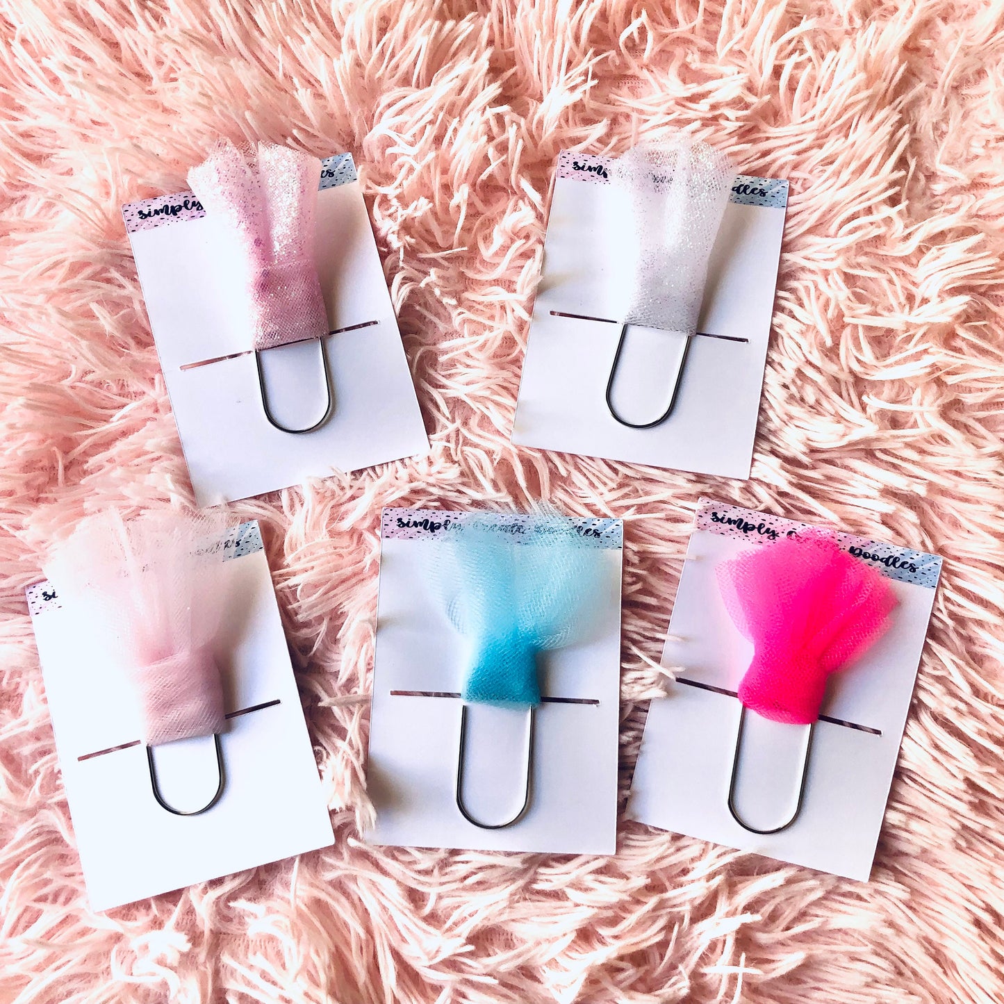 Tul Planner Clips.