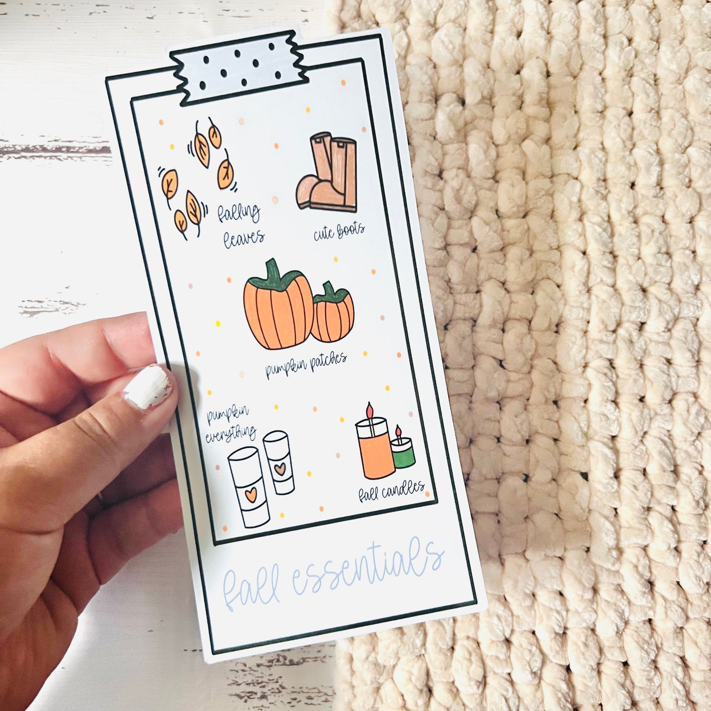 Fall Essentials - Jumbo Sticker