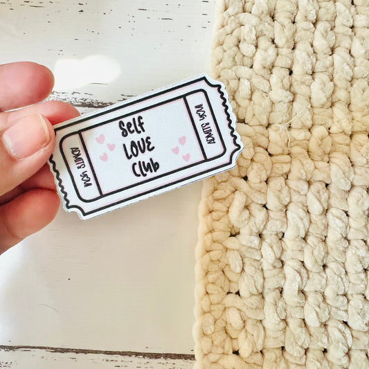 Self Love Ticket - Diecut