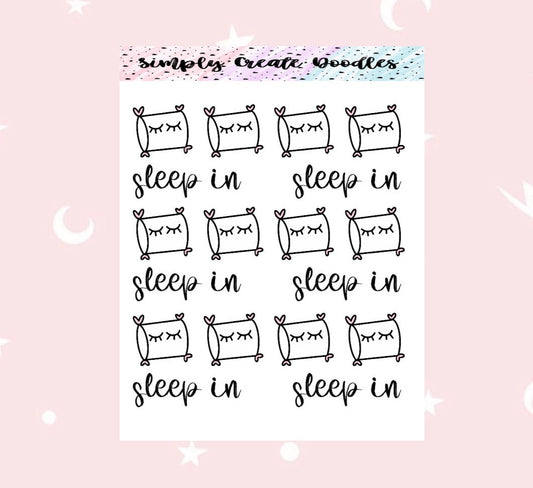 Sleep - Doodle Stickers