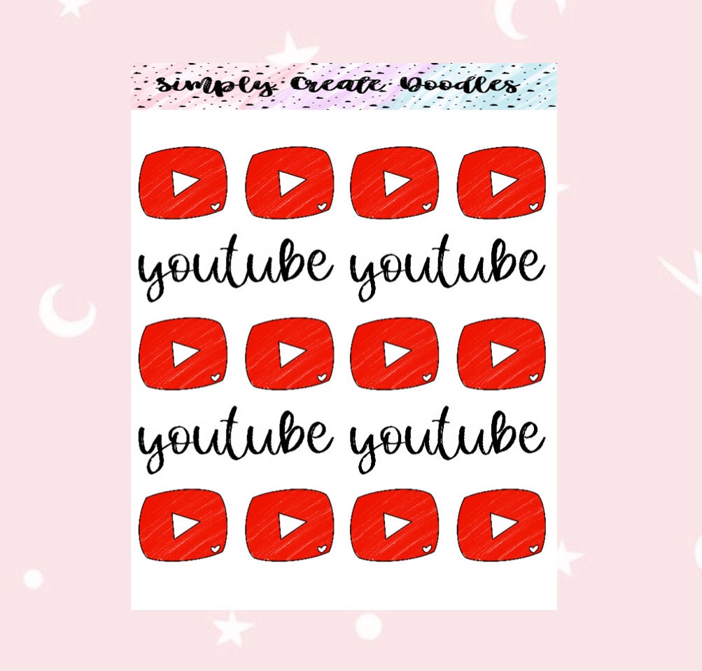 Youtube - Doodle Sticker