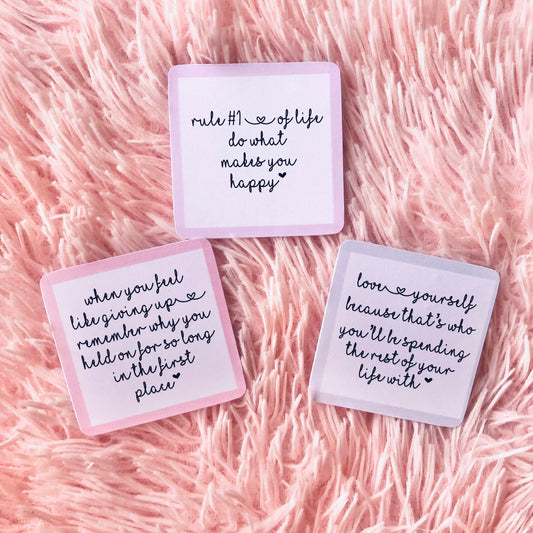 Uplifting -quote cards